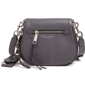 Marc Jacobs small recruit saddle bag gray